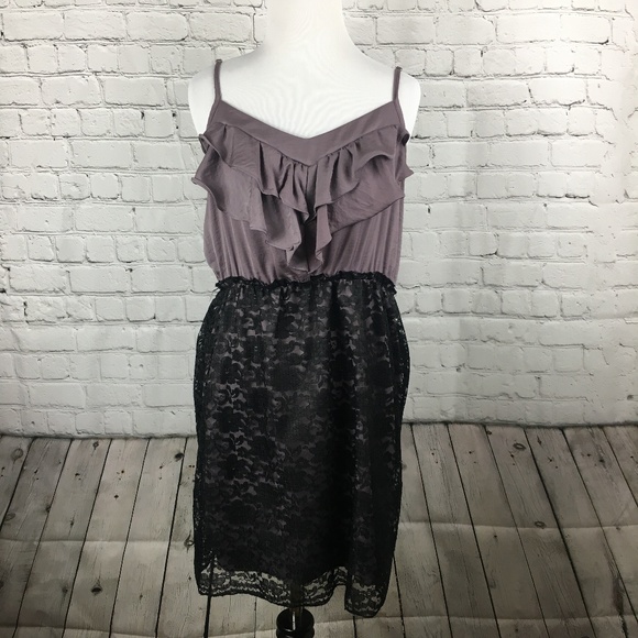 Xhilaration Ruffle and Lace Dress | Size L - Picture 1 of 6